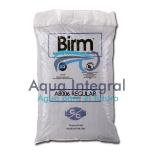 Lecho filtrante Birm para remocion de hierro y manganeso x 17 kg
