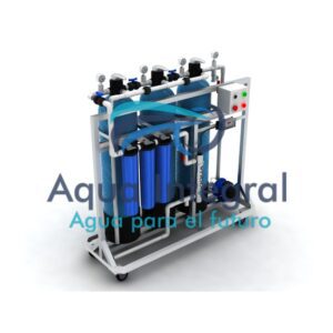 Sistema de remoción de hierro para agua potable y agua residual 0.5 m/3h