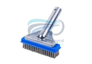 Cepillo 5,5 pulgadas cerdas de acero para piscina