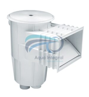 Desnatador Skimmer 15 L - Hormigon, Con tapa circular, salidas NPT