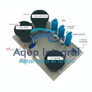 Sistema de tratamiento de agua residual 4 m3/h